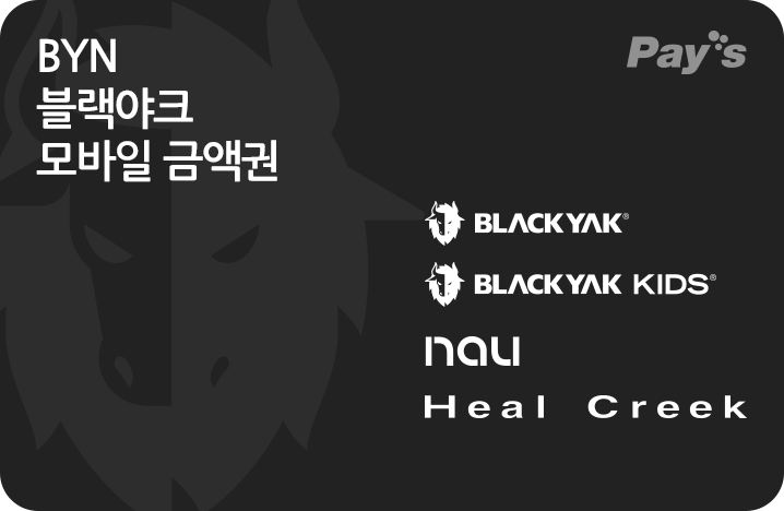 블랙야크 디지털상품권 3만원권 상품 이미지